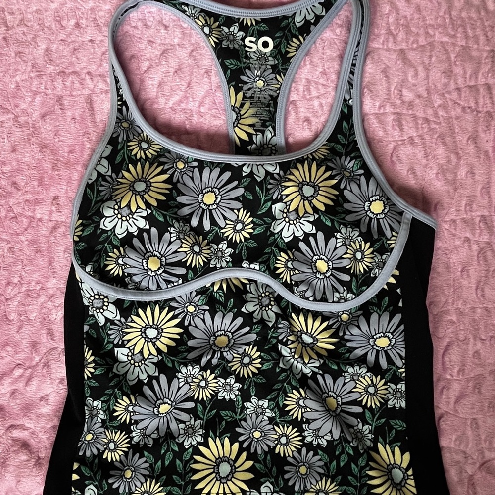 SO Floral Workout Tank